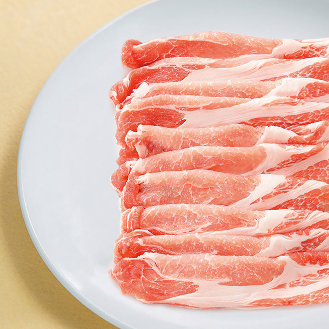 日本産豚バラ スライス / Japanese Pork belly slice（200g）